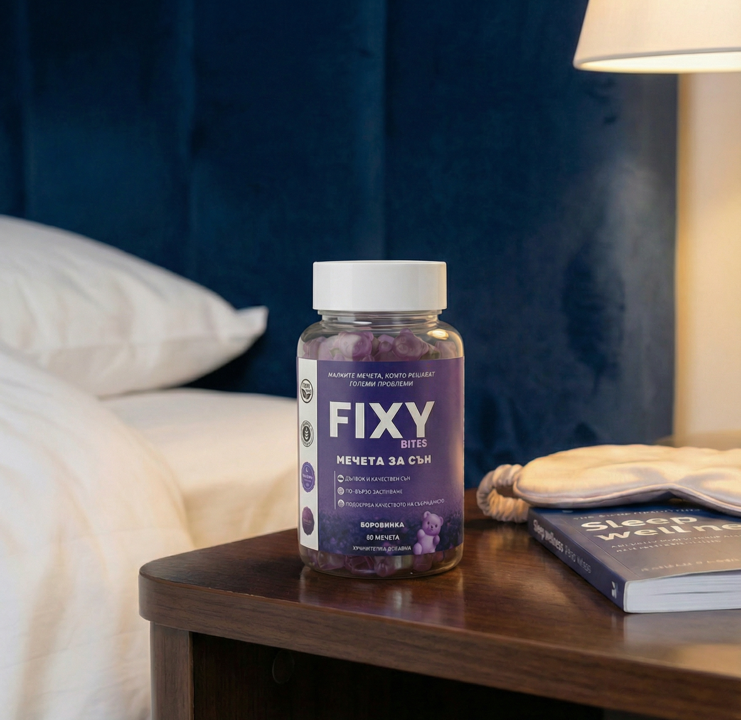 FIXY -  60 Желирани мечета за по-добър сън